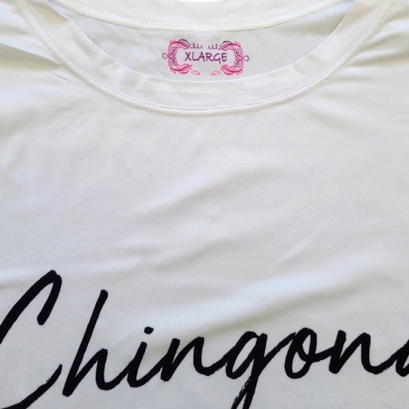 Chingona White Tee - Picture 6 of 6